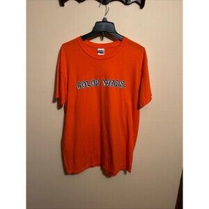 Gildan Color Wars Men’s Size Large T-shirt Heavy Cotton Orange